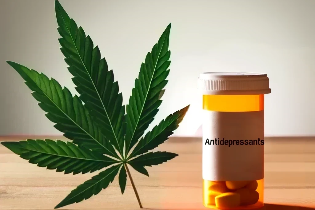 Cannabis y antidepresivos (ISRS, IRSN, ATC)