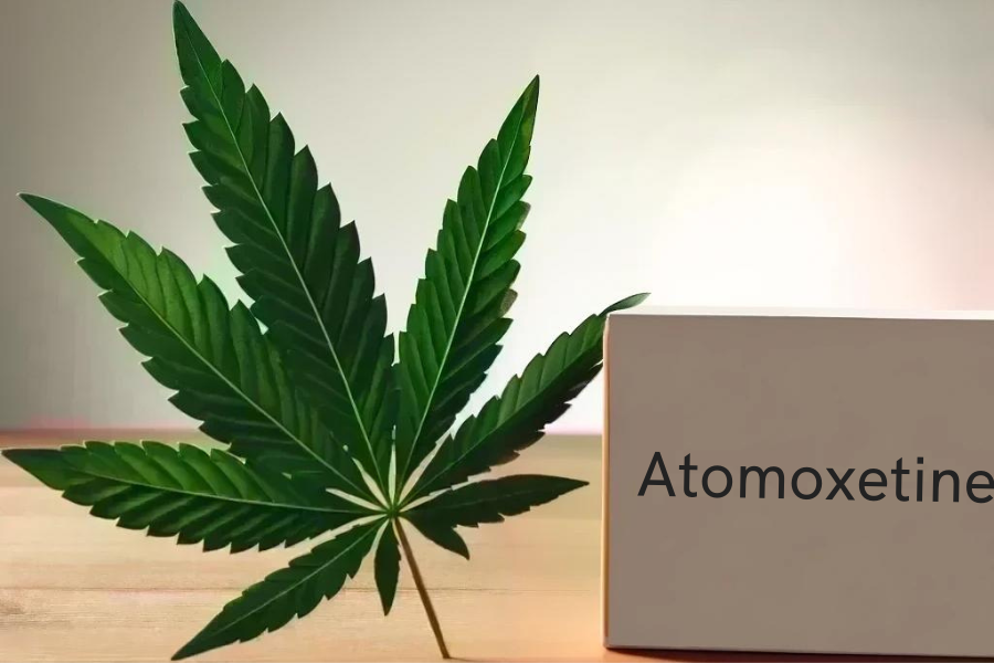 Cannabis y atomoxetina (por ejemplo, Strattera, Attentin)