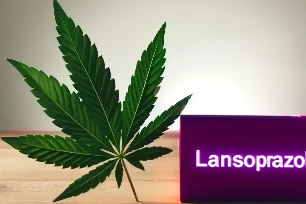 Cannabis y lansoprazol (por ejemplo, Prevacid, Lanzor, Lansoprazol ratiopharm)