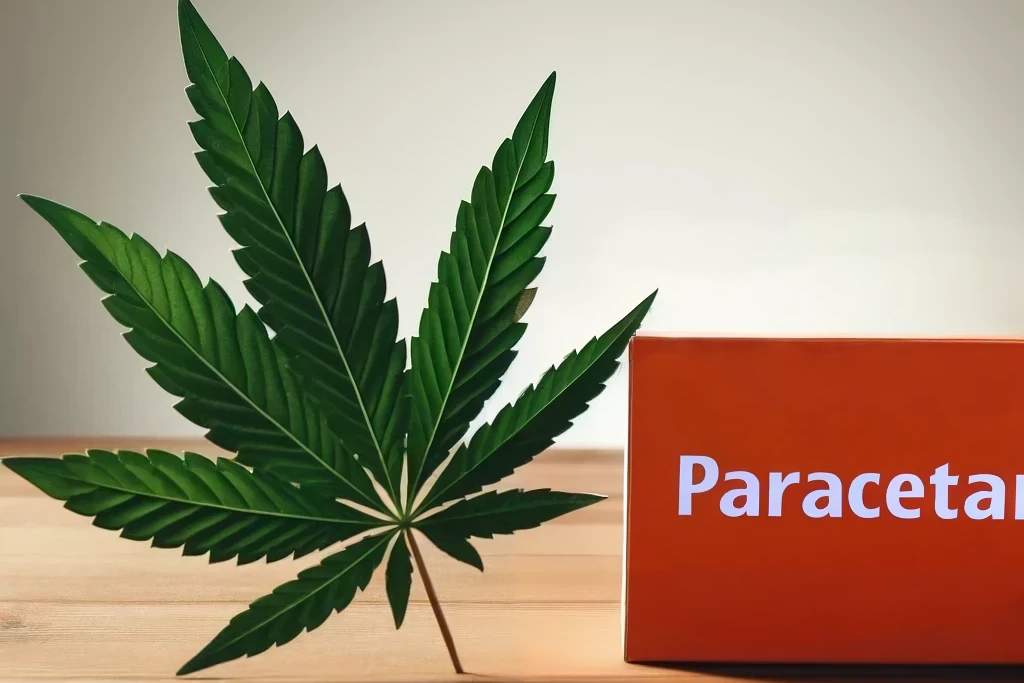 Cannabis y paracetamol (por ejemplo, Tylenol, Paracetamol-ratiopharm, Ben-u-ron)